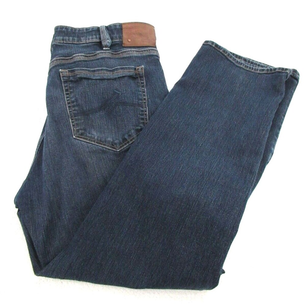 34 Heritage Men's 40 x 30 Charisma Comfort Rise Blue Jeans ACTUAL 37x28.5